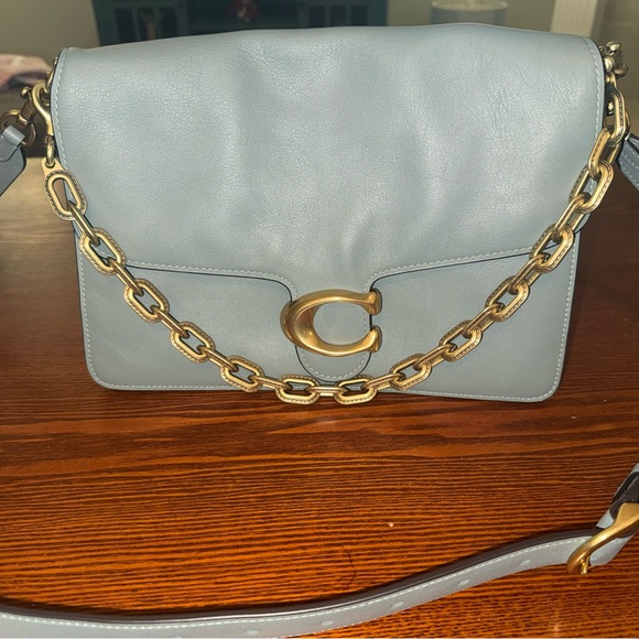 Coach Sage Green Tabby 30 Crossbody Bag with Gold Chain - Picture 12 of 14